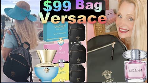 versace gift with purchase backpack|macy's versace perfume with backpack.